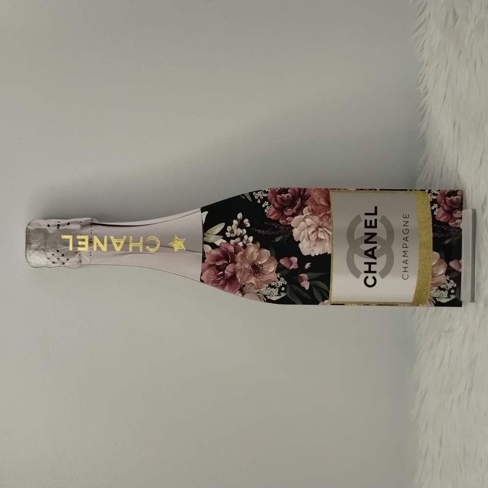 Home Designs CC Champagne Bottle Wooden Decor